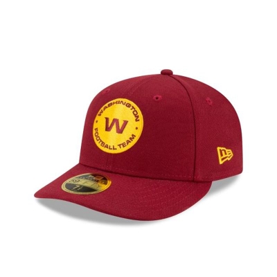 Washington Football Team Gorra | New Era NFL Basic Low Profile 59fifty Fitted Cap Mexico - Rojos
